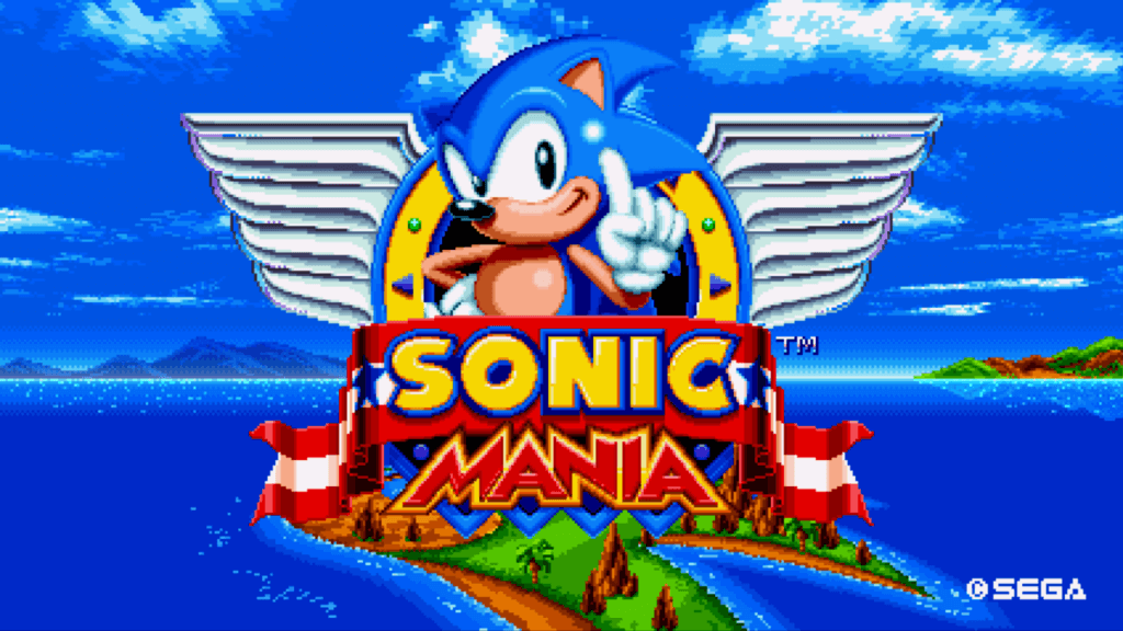 Sonic Mania Title