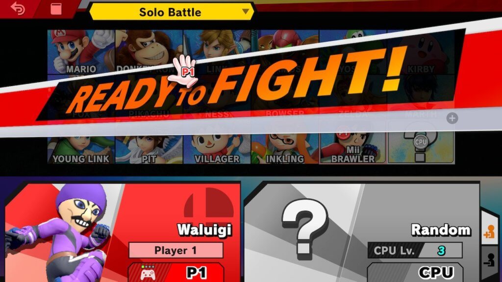 Super Smash Bros Ultimate Waluigi