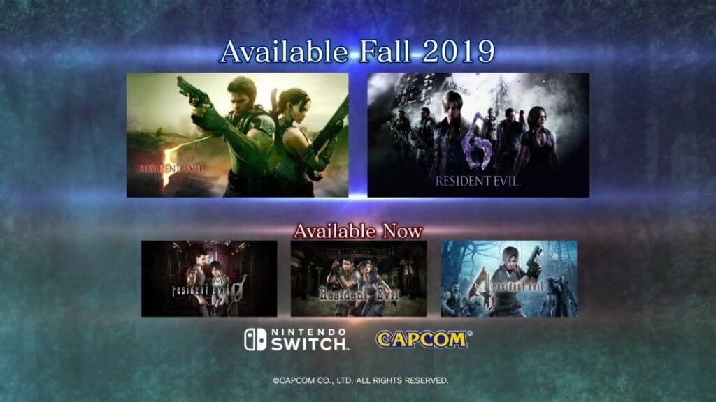 Resident Evil Nintendo Switch E3 2019