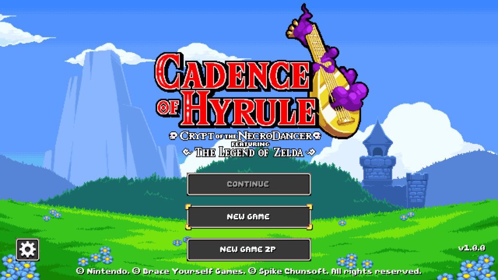 Cadence of Hyrule Title Screen