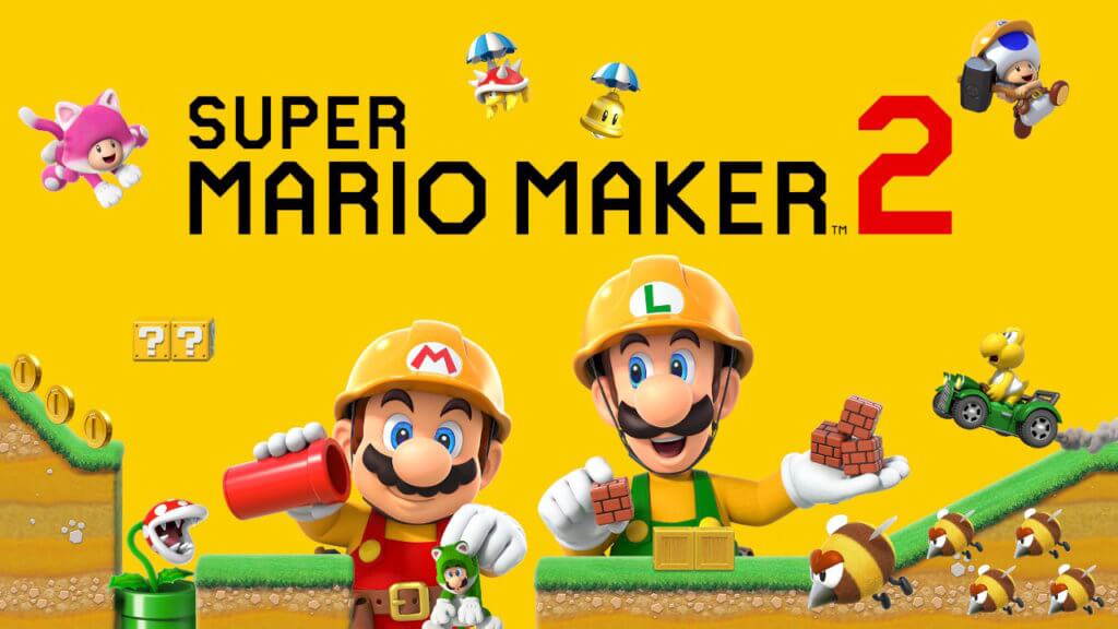 Super Mario Maker 2 Title Screen